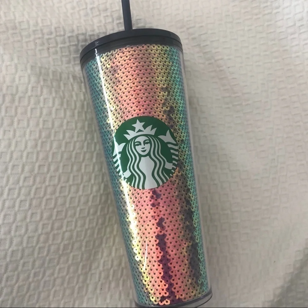 Starbucks Dark Sequin Venti Tumbler